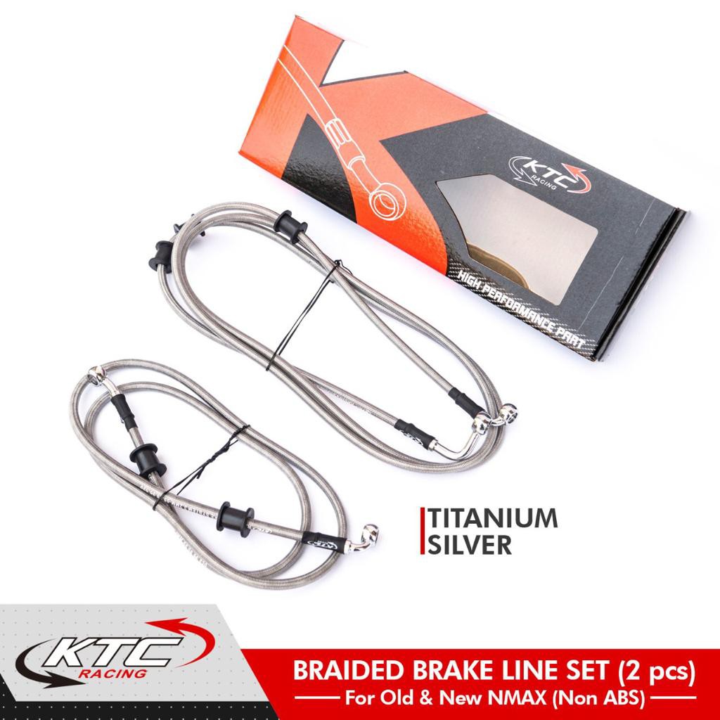 Selang Rem Set KTC Racing NMax 155 Non Abs PCX 150 Nmax 155 Non Abs KTC Racing Brake Hose Set