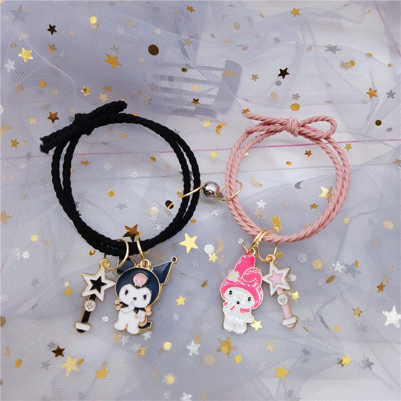 AZ119 [Cod][Ready Stock]2pcs/1pasang Gelang Magnet Couple Gelang Tali Couple Magnet Attract Persahabatan Bracelets