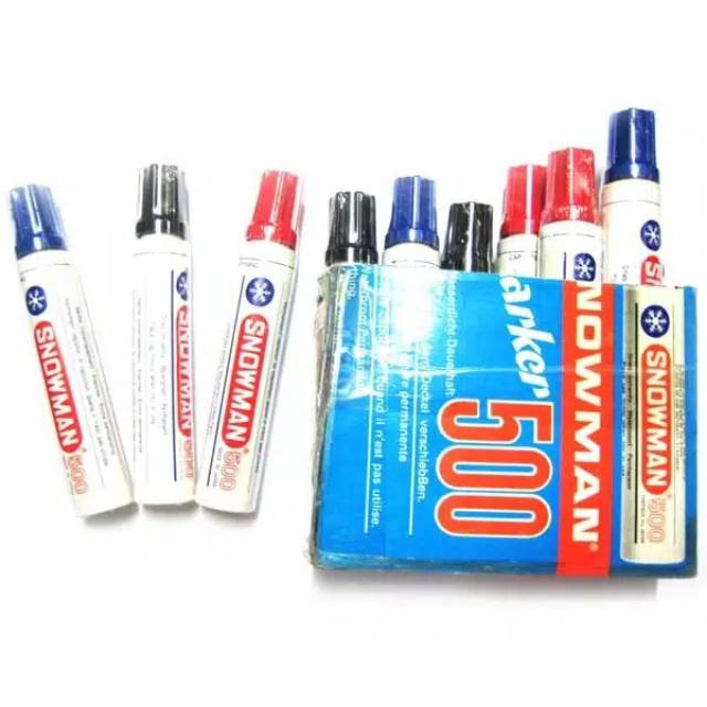 

Spidol Snowman Jumbo 500 permanent Perbuah
