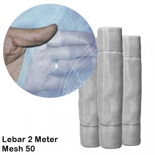 Insect Net Jaring Lebar 2 Meter Mesh 50 / 1 Rol