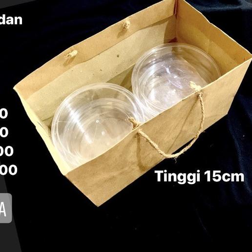 

☼ Paper Bag 24x13x15cm Ekonomis Per Lusin Tali Bahan Goni ←