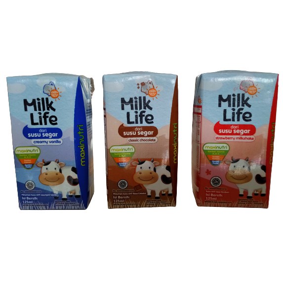 

Milk Life UHT ALL VARIAN 125ml