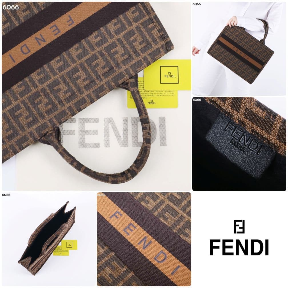 COD ❤️ Tas Wanita Fendi Book Totebag Premium Tophandlebag Emboss Auth New