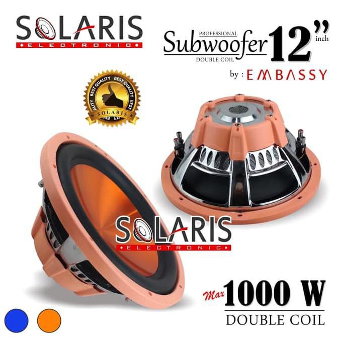 READY SUBWOOFER 12 Inch 1000 Watt EMBASSY EY-128
