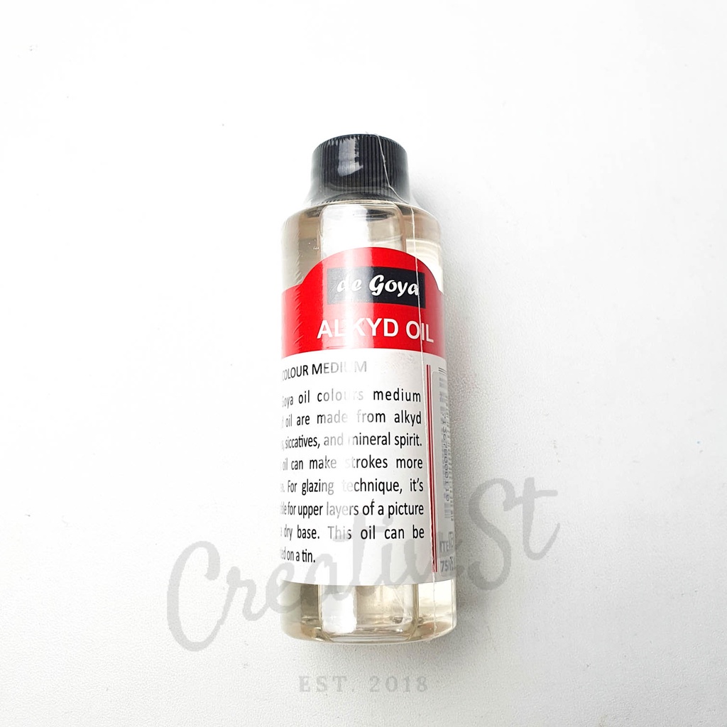 

De Goya Oil Painting Medium Alkyd Oil 75 Ml