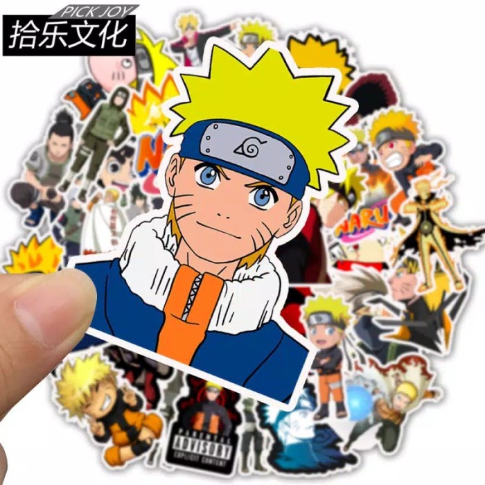 

50 pcs stiker motif Naruto kakashi - Sticker naruto