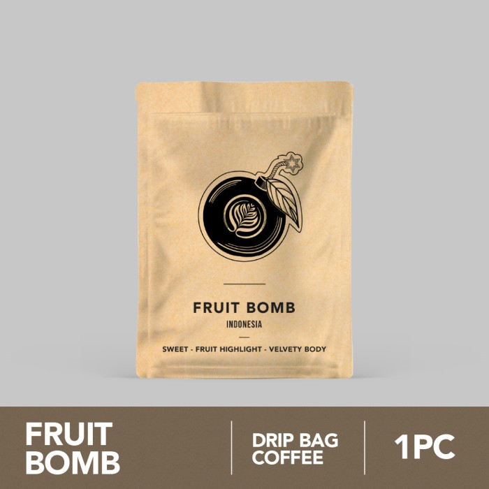 

Fruit Bomb SSP Sachet - Kopi Drip Arabika Sachet Praktis | Coffeenatics