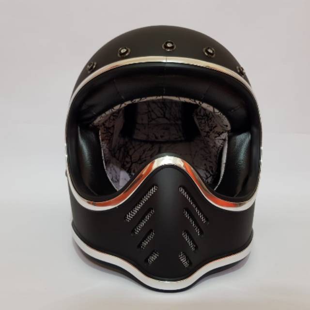 Helm M30 / helm custom hitam doff termurah