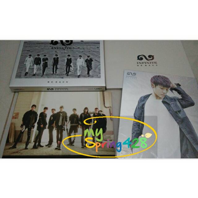 Infinite Album Be Back & Photocard Sunggyu