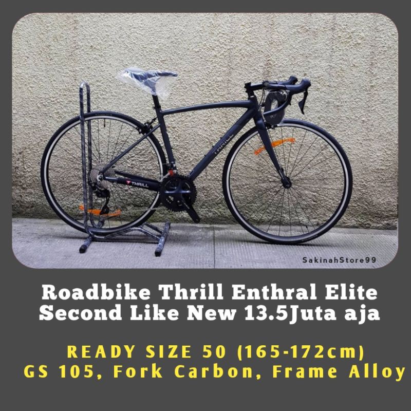 ROADBIKE THRILL ENTHRAL ELITE 105 SIZE 50 ALTERNATIF STRATTOS S5 BARU