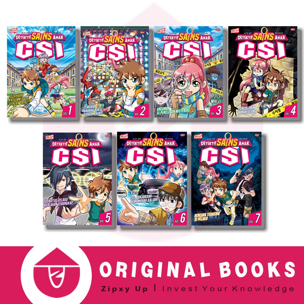Komik Pintar : Detektif SAINS Anak CSI