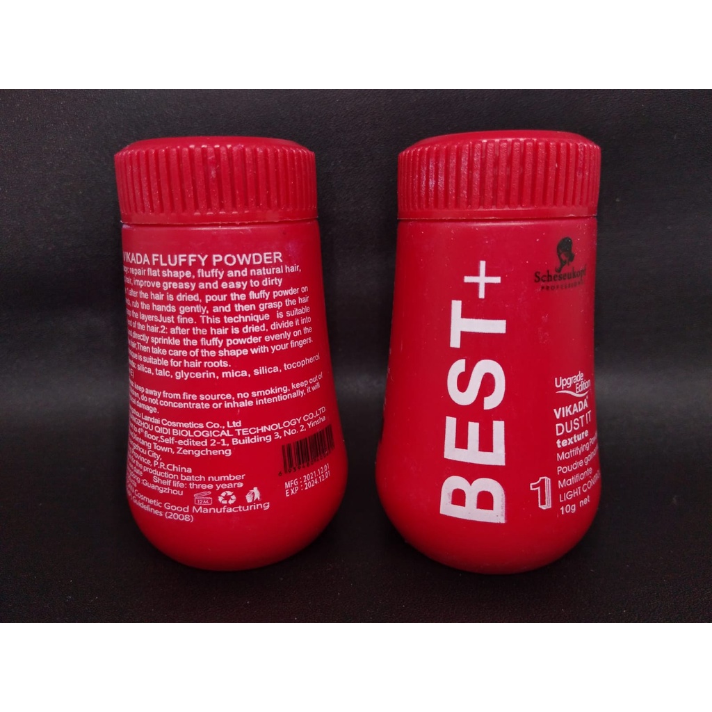 Best+ Hair Powder Dust It Original Pria Wanita HairStyling Power Dust It Rambut Glowing Bedak Khusus Rambut 10gr