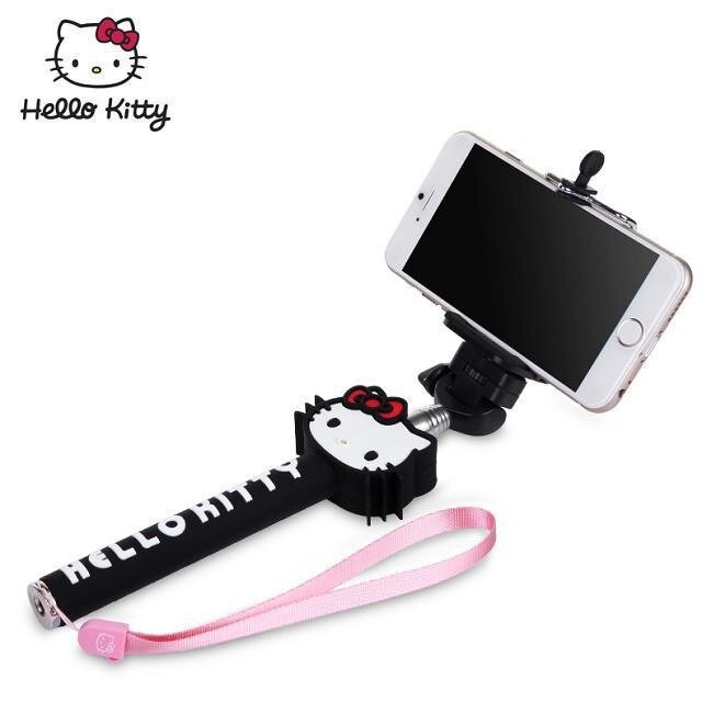 MONOPOD JEPIT CARTOON TONGSIS KARAKTER HELLO KITTY TANPA KABEL