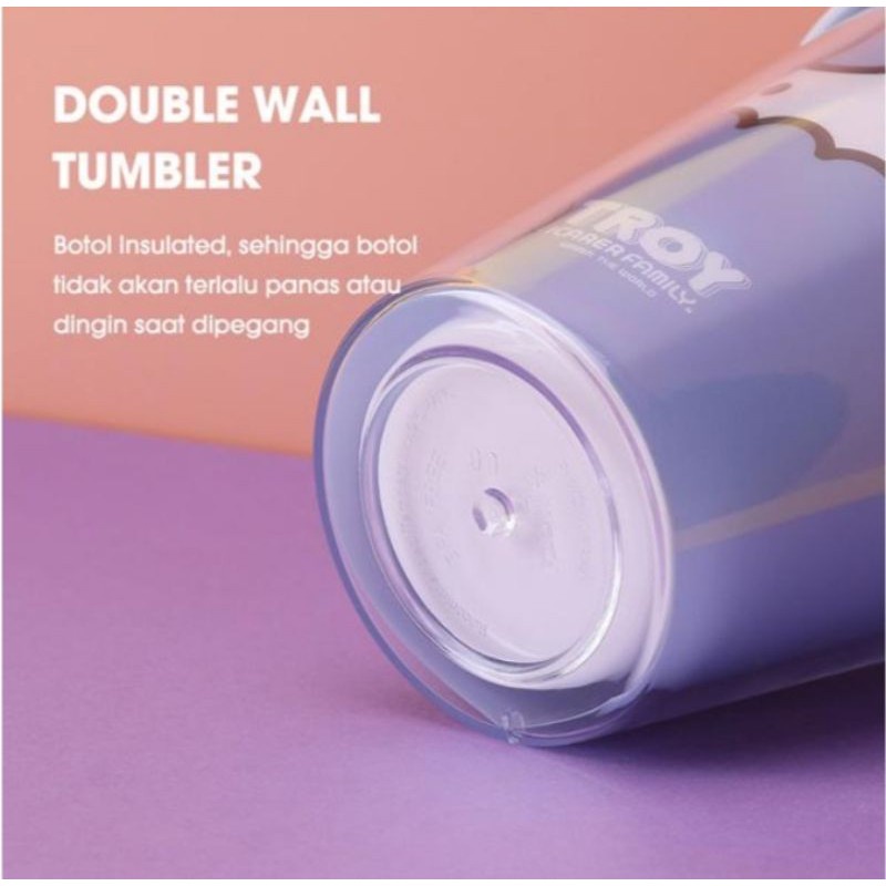 SAMONO SC003 380ml Icarer Family Double Wall Tumbler