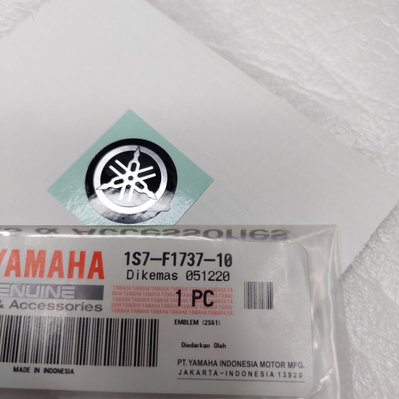 Emblem stiker logo sambungan NOUVO Z VEGA ZR JUPITER Z JUPITER MX   original yamaha 1s7 f1737 10
