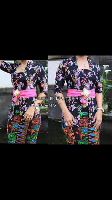 Set kebaya jadi buble flower