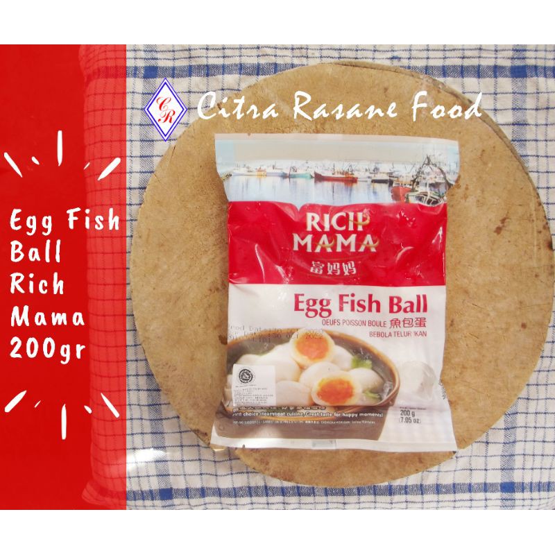 

Egg Fish Ball Rich Mama 200gr Frozen