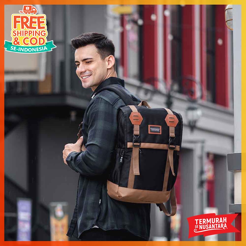 (BISA COD) BACKPACK RANSEL UNISEX PRIA WANITA TAS RANSEL PREMIUM PRIA BACKPACK LAPTOP MULTIFUNGSI PRIA 14&quot; 15&quot; INCH TAS PUNGGUNG KULIAH KERJA SEKOLAH