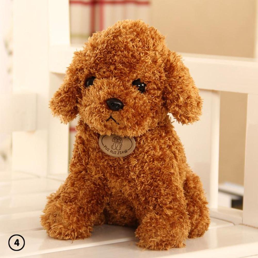 Timekey Mainan Boneka Bantal Stuffed Plush Anjing Lucu Kreatif 18cm Untuk Hadiah H5M7