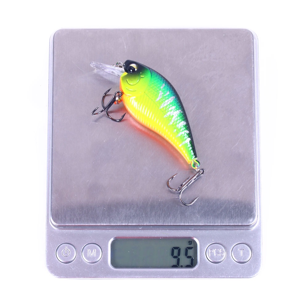 Hengjia 1PCS Crankbait Fishing Lure 8.5cm 15g Square Tongue Ikan Kecil Wobblers Floating Umpan Artificial Bait jigging Ikan Gurame Trout Crankbaits