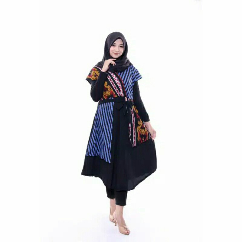 Aindra Batik Pekalongan Dress Batik Kebaya Ayamia Kimono Kombinasi Ikatan Cinta Andin Amanda Manopo