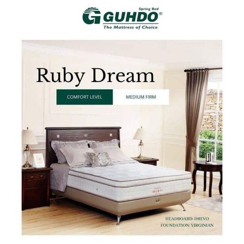 Mattrass Kasur Spring Bed GUHDO RUBY DREAM Molek Furniture