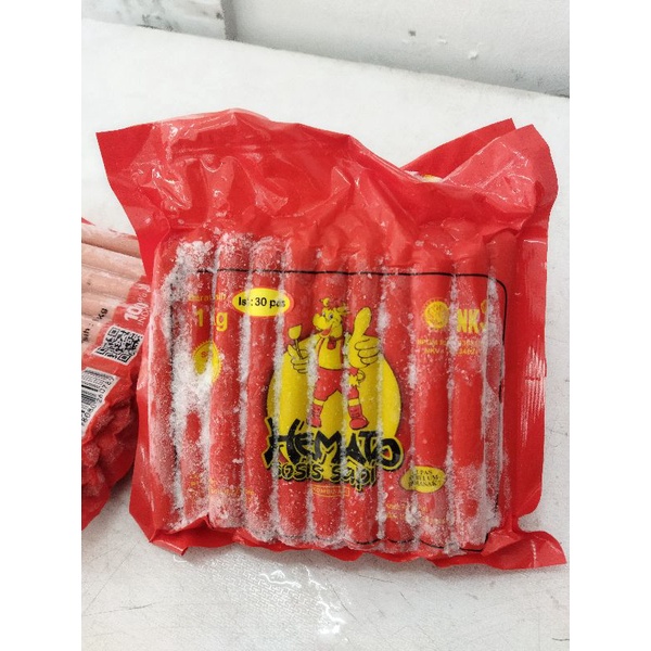 

Hemato Sosis Sapi 1kg isi 30