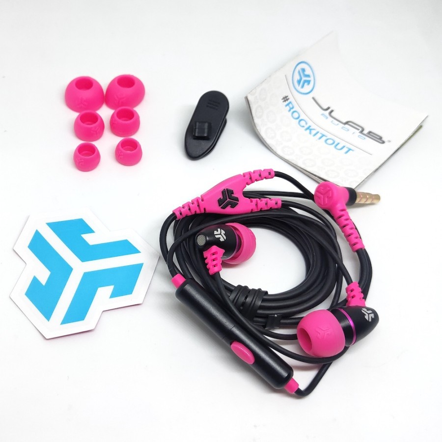 Original JLab Audio NEON HiFi Earphone Bass Headset Top Build Quality