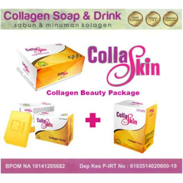 

Sabun dan Minuman Kolagen COLLASKIN NASA