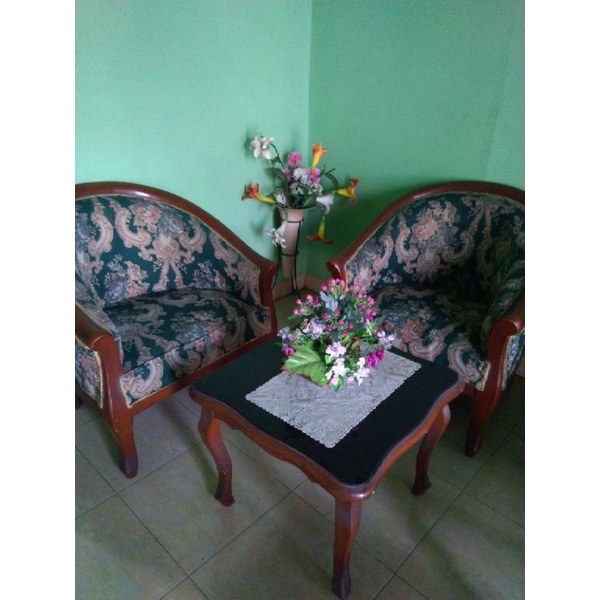 EDISI PINDAHAN : Sofa cangkir sofa kayu busa bekas murah