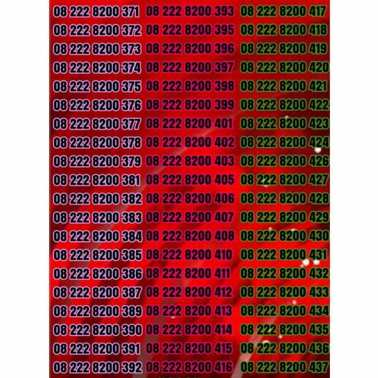 Nomer Cantik telkomsel simpati loop seri triple rapih