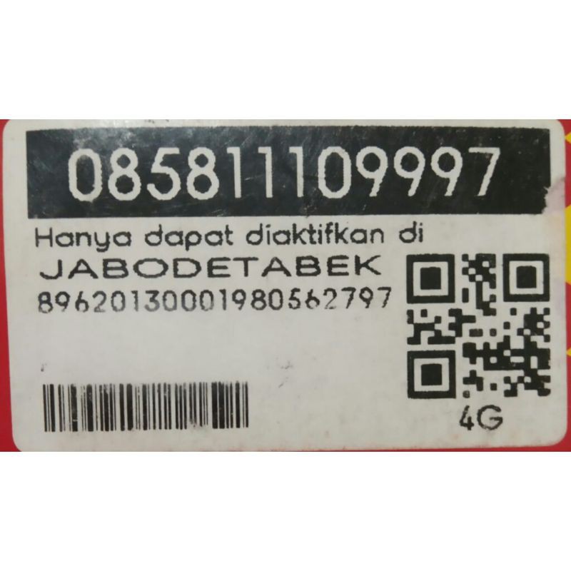 nomor cantik indosat double triple