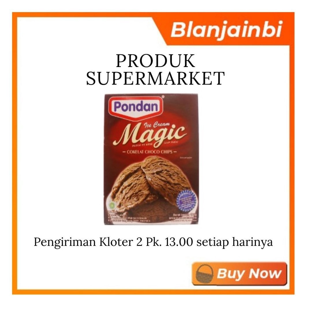 

Pondan Ice Cream Coklat Choco Chip