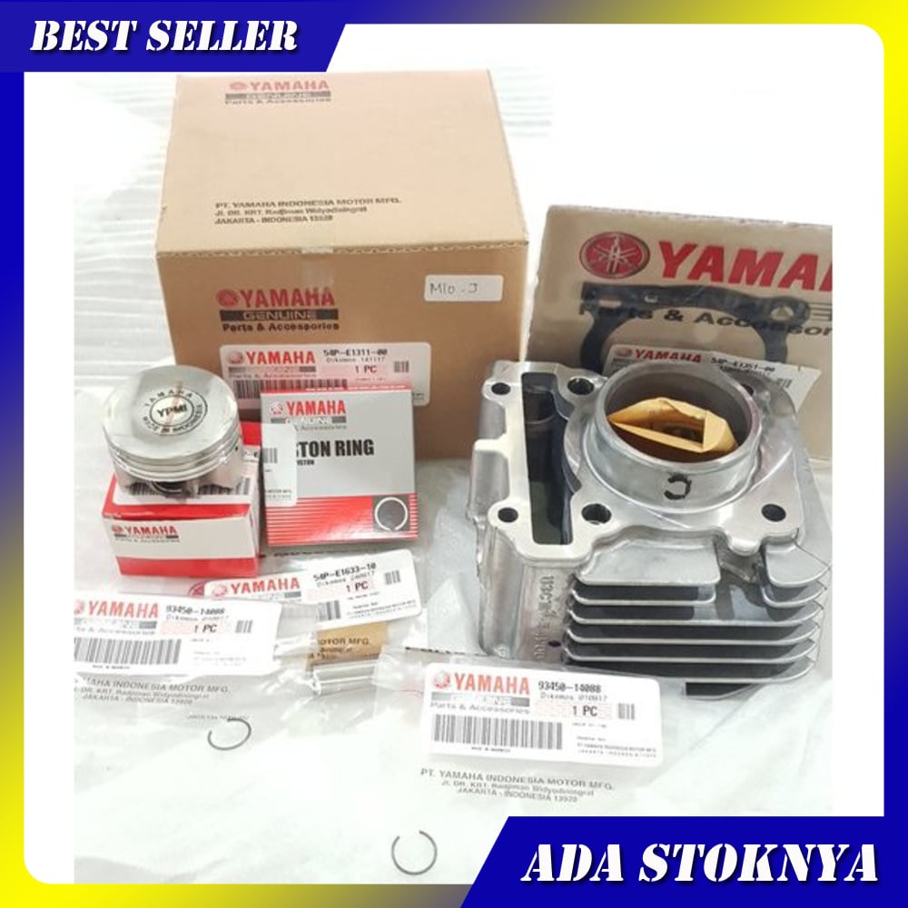 BORING BLOK SEHER + PISTON MIO J GT XRIDE MIO SOUL GT Original Asli