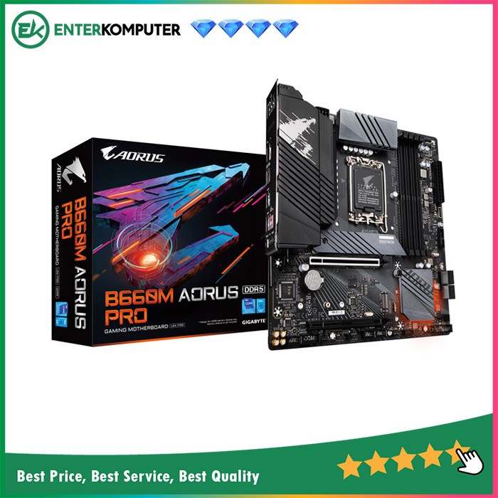 Gigabyte B660M Aorus PRO (LGA1700, B660, DDR5, USB3.2, SATA3)