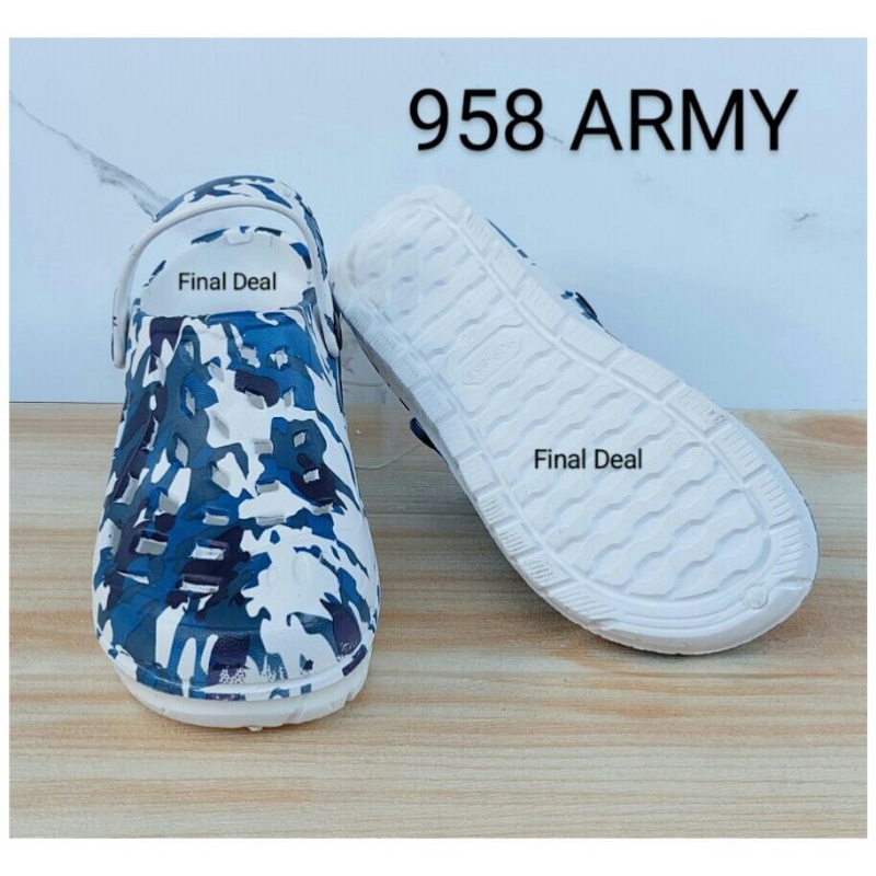Sandal Kodok Motif Printing, Sandal Sepatu Crocs, Sandal Baim, Sandal Medis Perawat Dokter, Sandal Pabrik 958