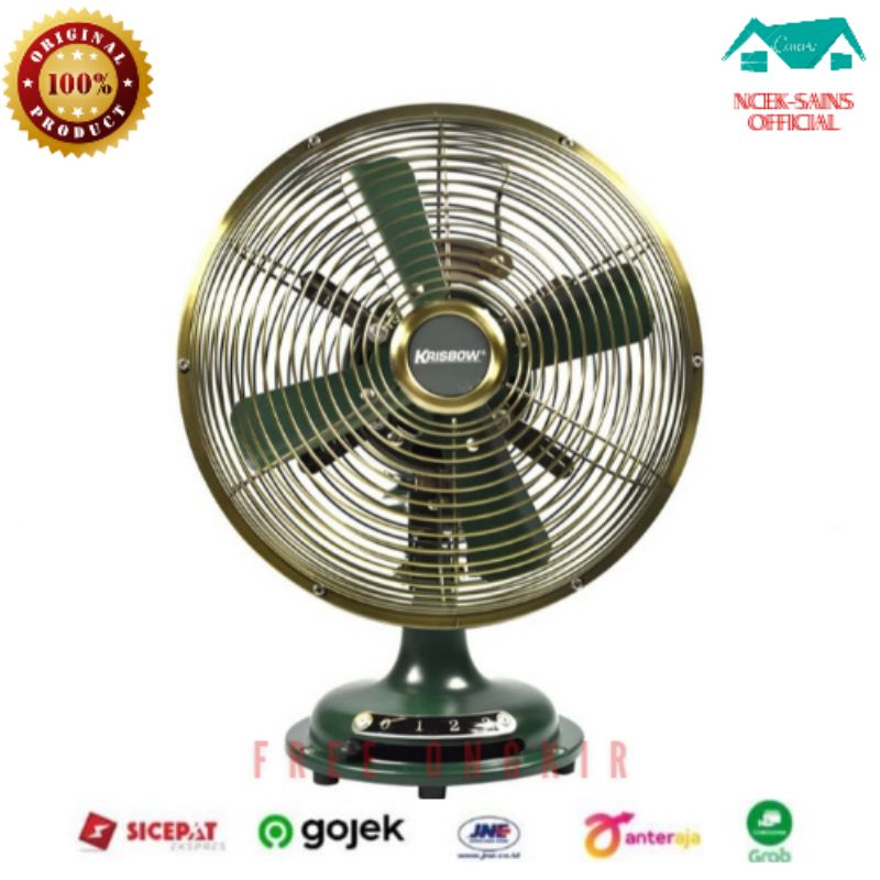 Krisbow kipas angin vintage 8-16in
