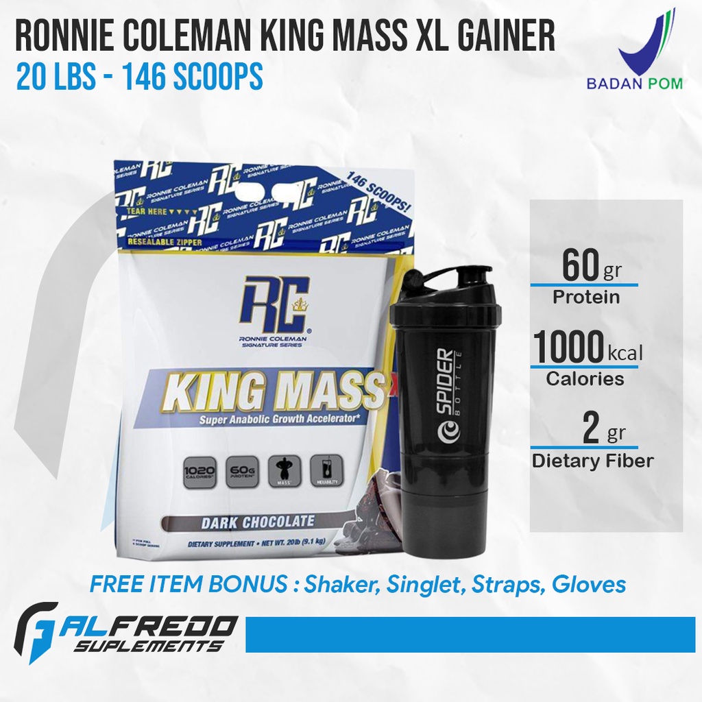 RC King Mass XL 20lbs Weight Gainer Ronnie Coleman Signature Kingmass