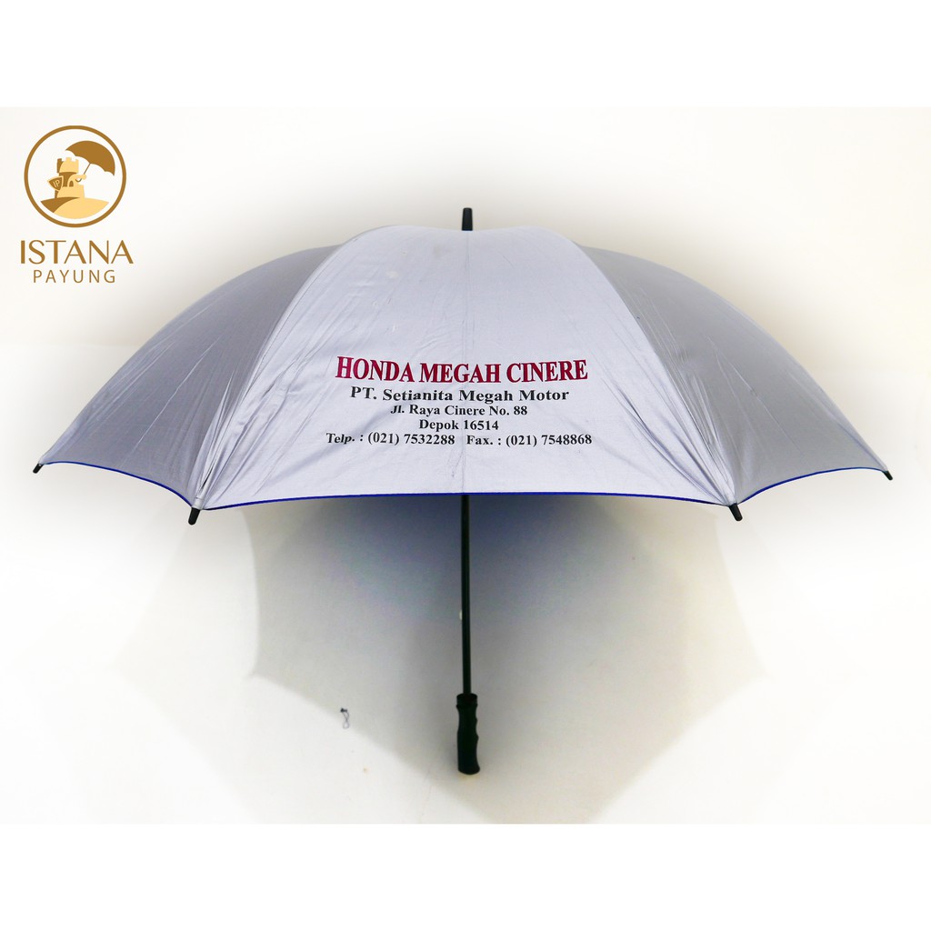 RAJAKARTA PAYUNG GOLF SILVER ANTI UV DENGAN 2 LAPISAN UV PROTECTION