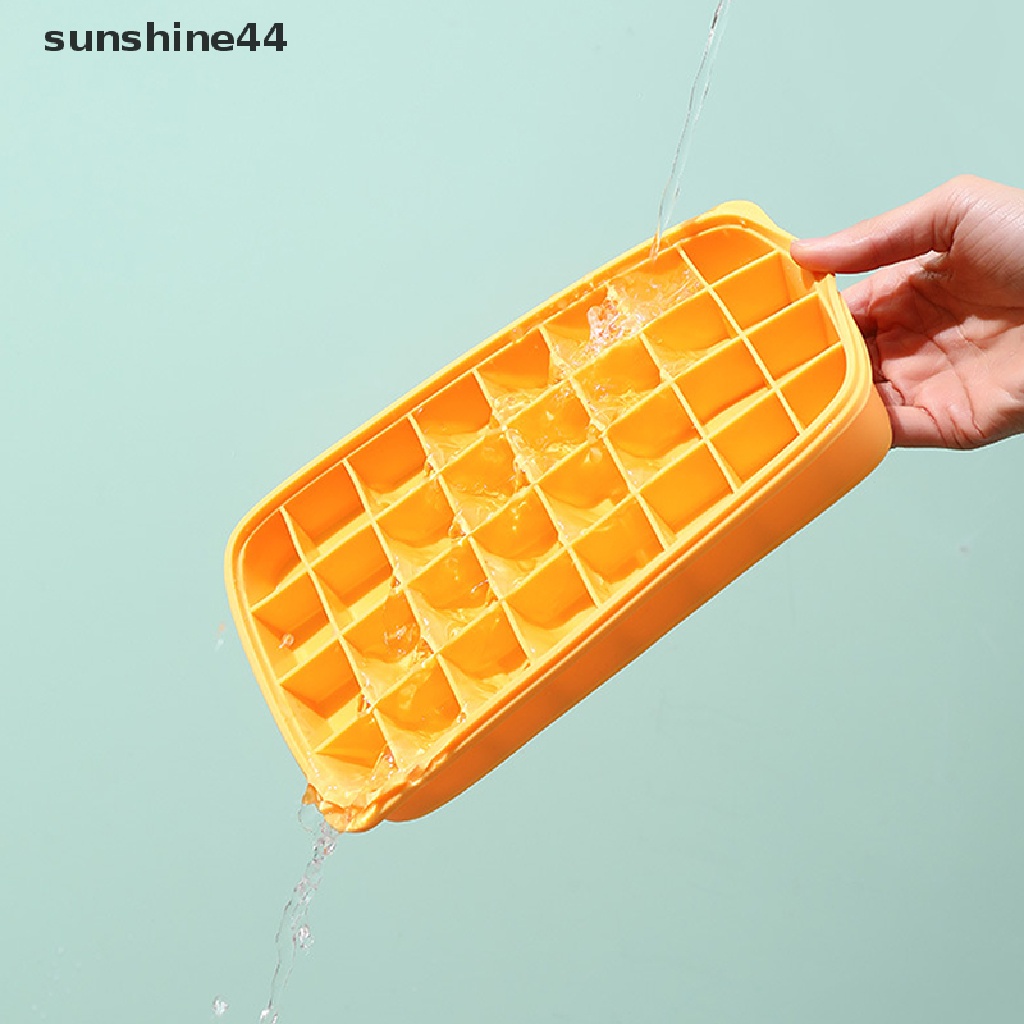 Sunshine Cetakan Es Batu Mini 28 Slot Bahan Silikon Untuk Whiskey / Cocktail