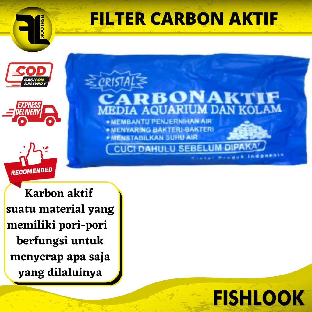 filter karbon carbon aktif active aquarium aquascape