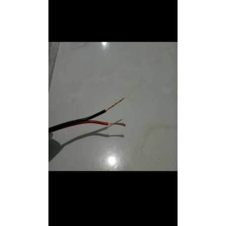 kabel awg24 2x18serabut diameter 1,2mm 1rol panjang 50meter