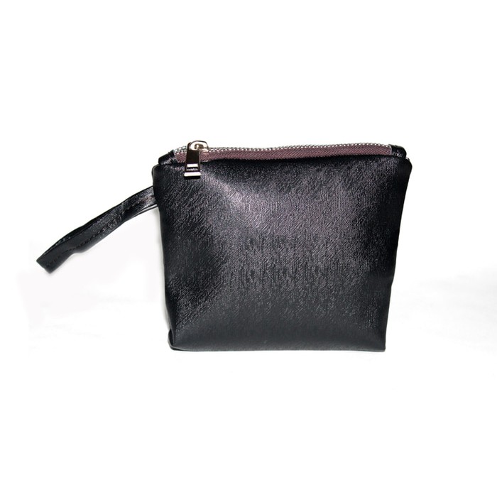 dompet koin mini polos kulit