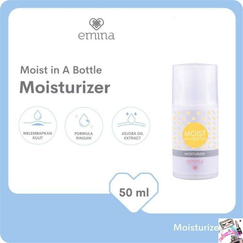 ☃Cutezz_Ching1☃Emina Moist In A Bottle Moisturizer 50ml