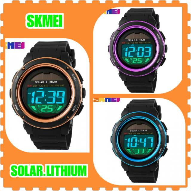 Jam Tangan SKMEI Solar Lithium