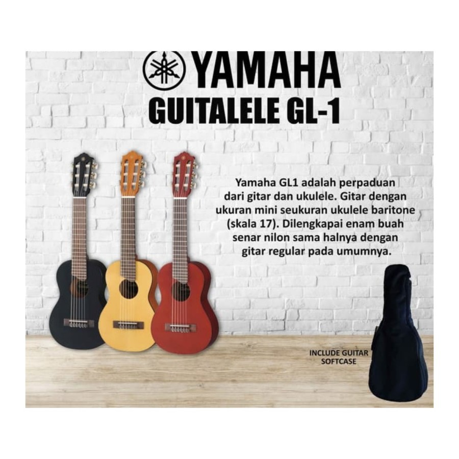 Gitarlele Yamaha GL1 Gitar mini - bonus Sofcase original