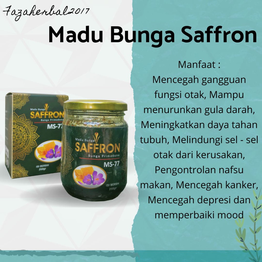 Madu Bunga Saffron