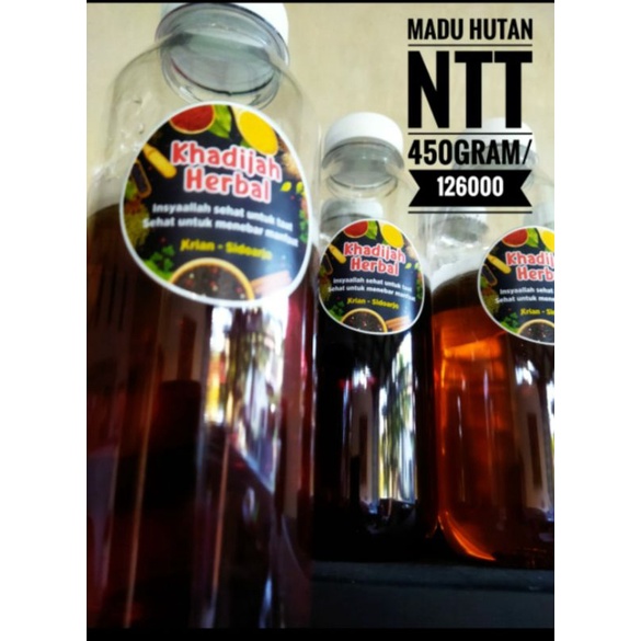 

Madu Hutan Liar Asli Kualitas Premium 450g