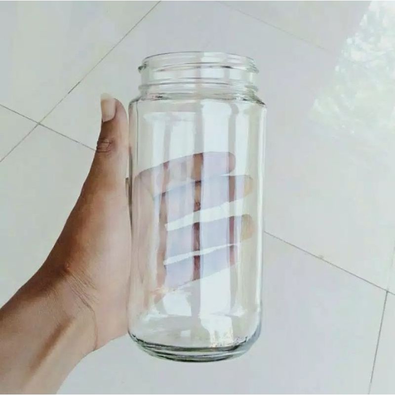 toples nescafe besar 800 ml toples cupang botol kaca