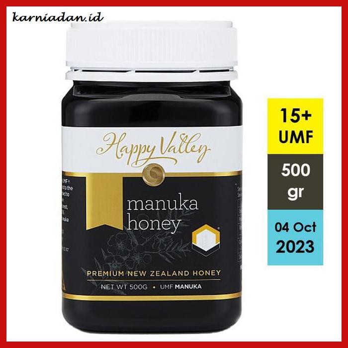 

MADU-MINUMAN- MADU HAPPY VALLEY MANUKA HONEY UMF 15+ 500GR -ASLI-BUKAN-KAWE-KAWE-
